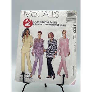 McCalls 8527 2-Hour Tunic & Pants Pattern For Women - Size 16-18-20